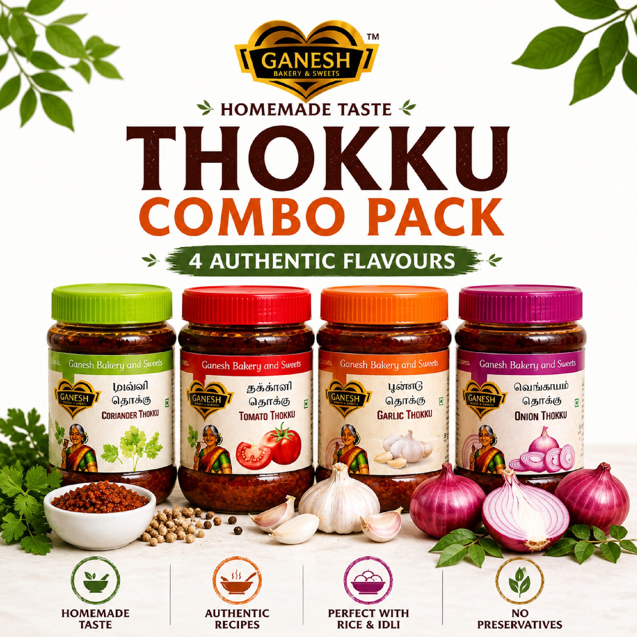 Thokku Combo Pack - 4 in 1
